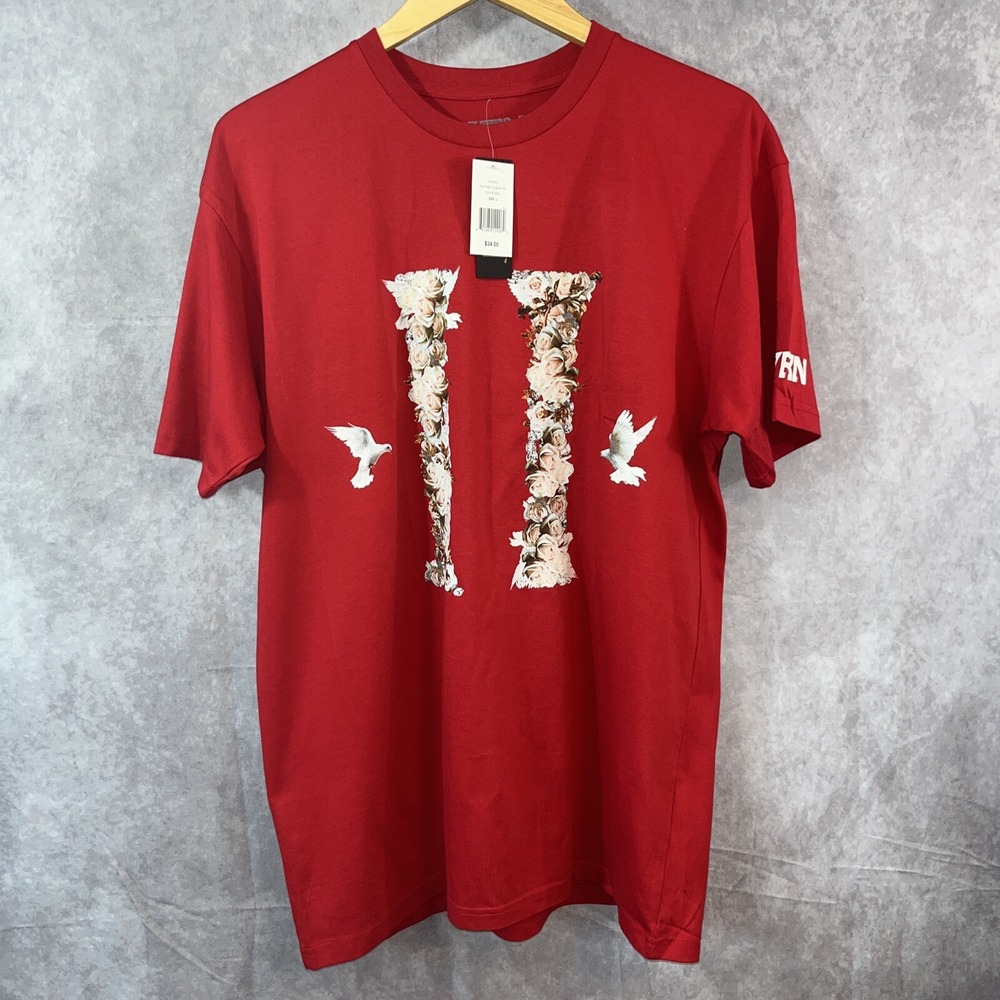 YRN‎ Yung Rich Nation Migos Mens Size Medium Red Culture II Album Tee/T-Shirt